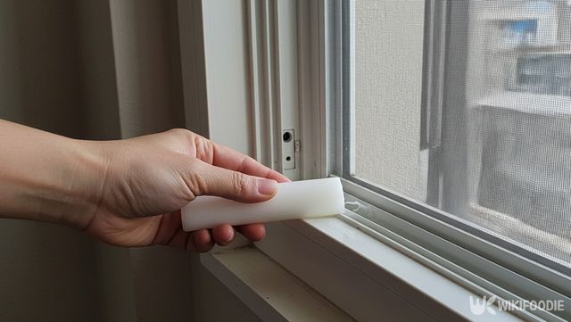 집 창틀에 양초를 바르는 모습. / 위키푸디