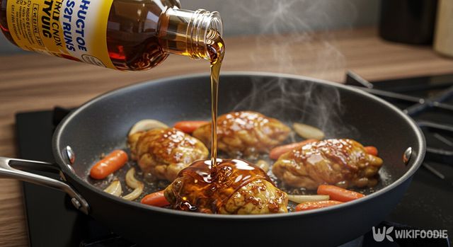 치킨에 액상과당을 넣는 모습. / 위키푸디