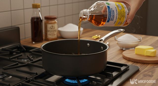 요리에 액상과당을 넣는 모습. / 위키푸디