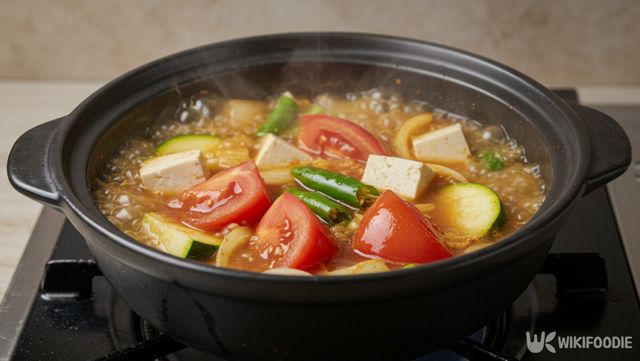 토마토 된장찌개 자료사진. / 위키푸디
