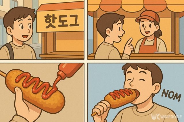 위키푸디 4컷 만화.