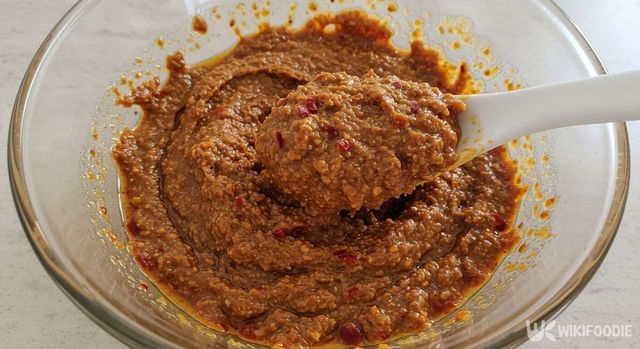 완성된 단맛 된장. / 위키푸디