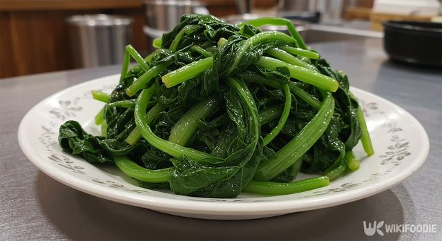 부추 나물 이해를 돕기 위해 연출된 참고용 사진. / 위키푸디