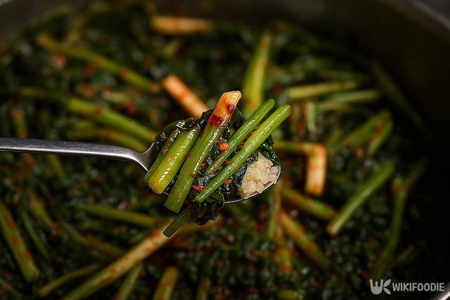 열무김치 만드는 과정. / 위키푸디