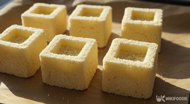 정사각형 큐브 식빵. / 위키푸디