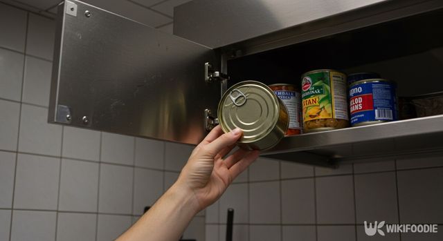 통조림 보관방법. / 위키푸디