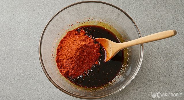 양념을 만드는 모습. / 위키푸디