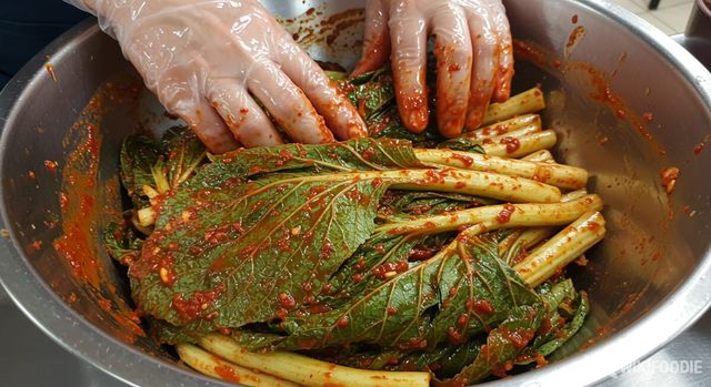 갓김치 자료사진. / 위키푸디