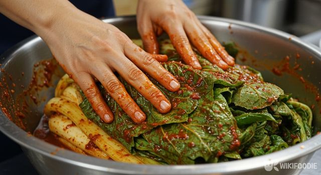 갓김치 자료사진. / 위키푸디