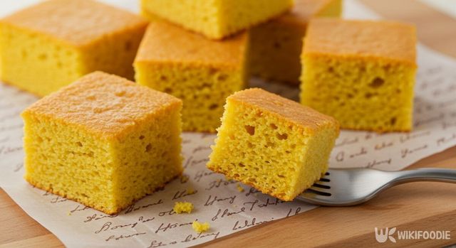 완성된 고구마 케이크. / 위키푸디