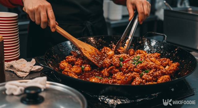 이해를 돕기 위해 AI로 만든 원조신포닭강정. / 위키푸디