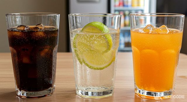 탄산음료가 식탁 위에 놓여있다. / 위키푸디