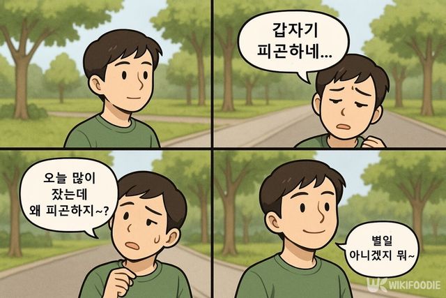 위키푸디 4컷 만화.
