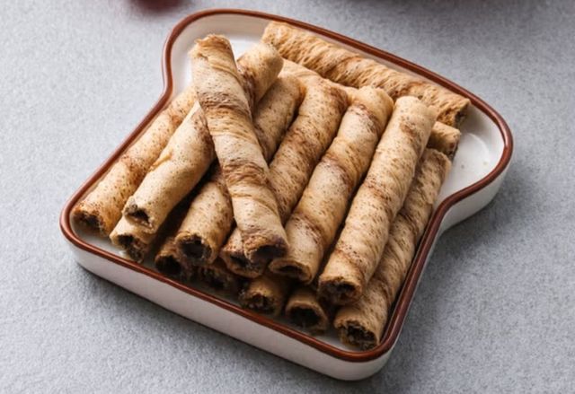 웨이퍼 마스터 롤 헤이즐넛 크림 제품 사진. / 다이소몰 제공