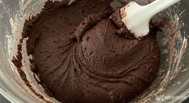 완성된 초콜릿 반죽. / 위키푸디
