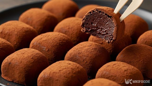 우유로 만든 수제 초콜릿. / 위키푸디