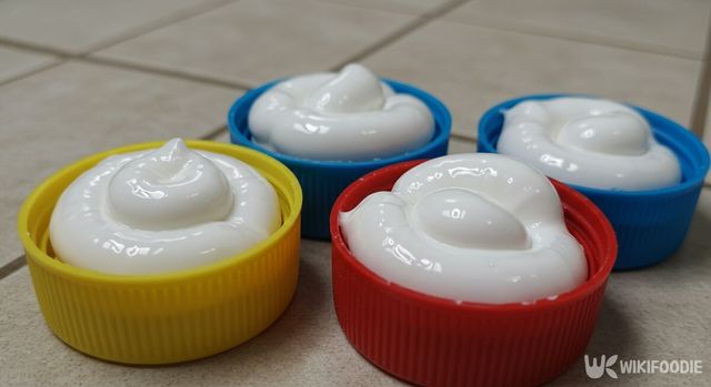 병뚜껑에 치약을 짠 모습. / 위키푸디