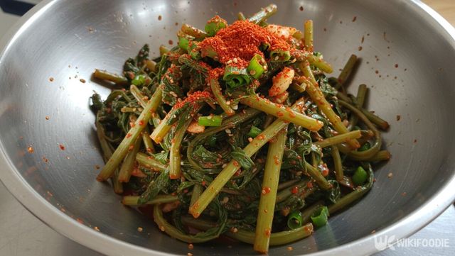 엉겅퀴 나물 자료사진. / 위키푸디