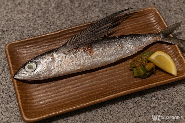 날치 소금구이 자료사진. / 위키푸디