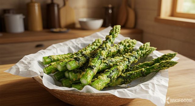 아스파라거스 부각 자료사진. / 위키푸디