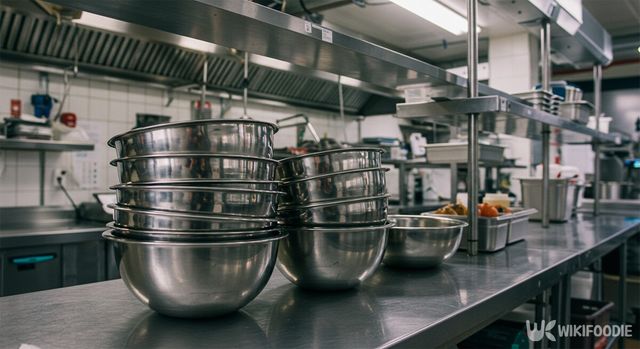 스테인리스 냄비. / 위키푸디