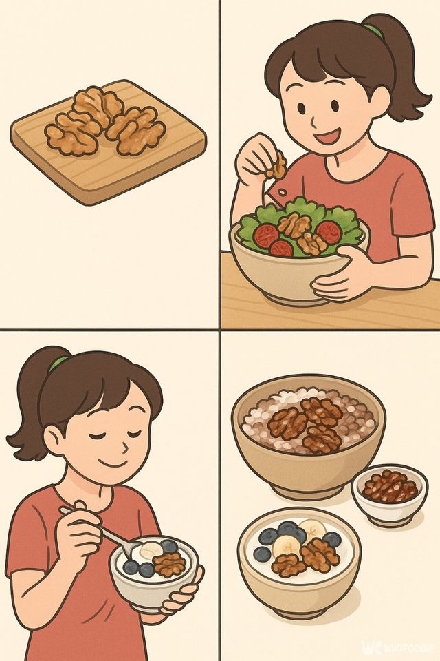 호두 네컷만화. / 위키푸디