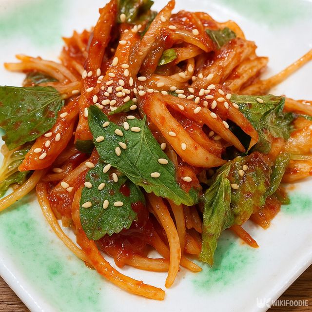 서대회무침. / 위키푸디