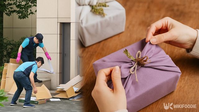 보자기 활용법 자료사진. / 위키푸디