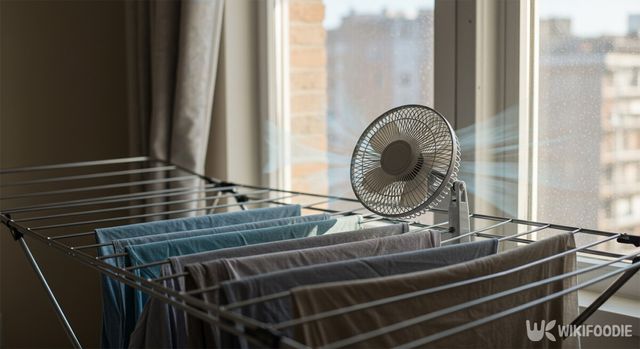 빨래 건조 자료사진. / 위키푸디