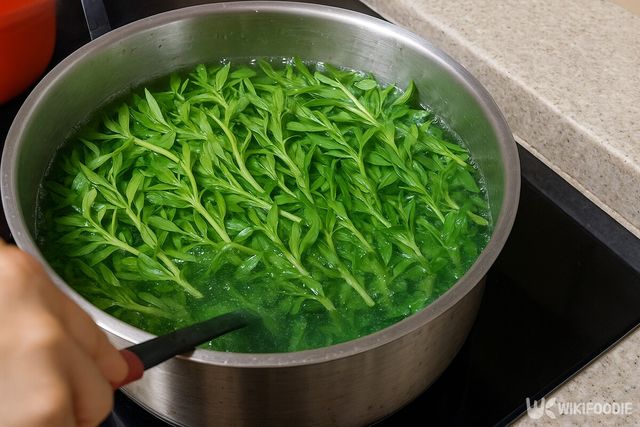 돌나물조림장아찌 만드는 법 자료사진. / 위키푸디