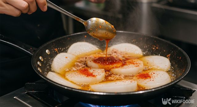 참치무조림 만드는 법 자료사진. / 위키푸디