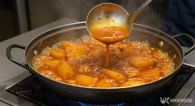 참치무조림 만드는 법 자료사진. / 위키푸디