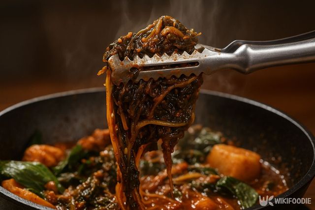 시레기 찜닭 이해를 돕기 위해 AI로 제작된 참고 사진. / 위키푸디