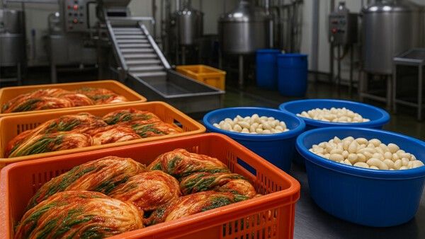 김치공장 사진. 이해를 돕기 위해 AI 이미지 생성 프로그램으로 만든 참고 사진입니다. / 위키푸디