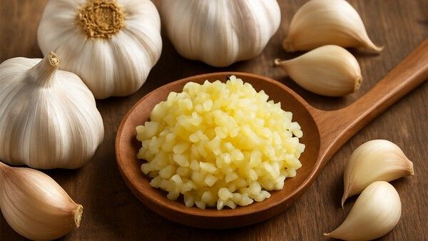 마늘 사진. 이해를 돕기 위해 AI 이미지 생성 프로그램으로 만든 참고 사진입니다. / 위키푸디