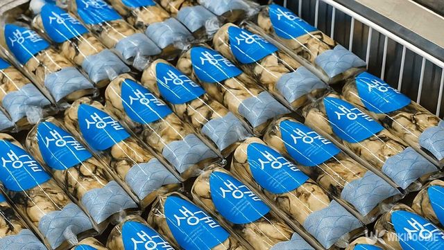 마트에 진열된 생굴. / 위키푸디