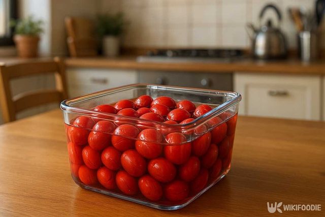 방울토마토 매실장 이해를 돕기 위해 AI로 재현한 이미지 / 위키푸디