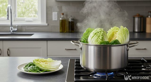 시금치와 배추 손질 자료사진. 해당 이미지는 기사 이해를 돕기 위해 AI로 재연하였습니다. / 위키푸디