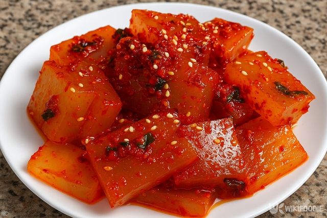 우무 무침 자료사진. 해당 이미지는 기사 이해를 돕기 위해 AI로 재연하였습니다. / 위키푸디