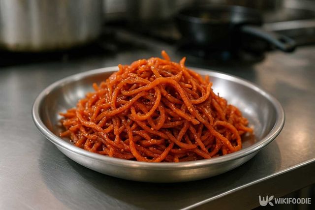 진미채볶음. 식당 반찬 자료사진. 기사 이해를 돕기 위해 AI로 제작되었습니다. / 위키푸디