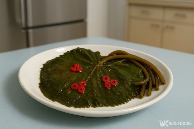 곤달비 장아찌 자료 사진. / 위키푸디