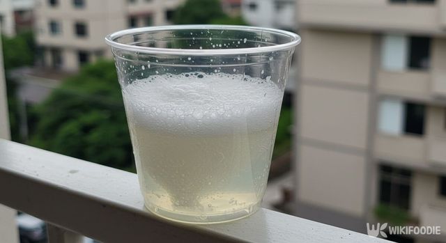 베란다에 혼합물을 올려둔 모습. / 위키푸디