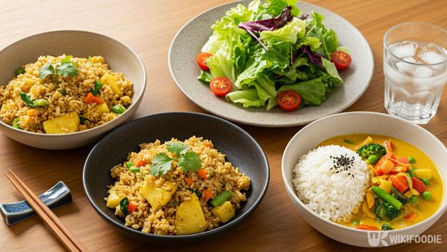 파인애플 밥상 사진. 해당 이미지는 기사 이해를 돕기 위해 AI로 재연하였습니다. / 위키푸디