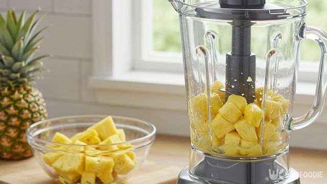 파인애플 믹서기 사진. 해당 이미지는 기사 이해를 돕기 위해 AI로 재연하였습니다. / 위키푸디
