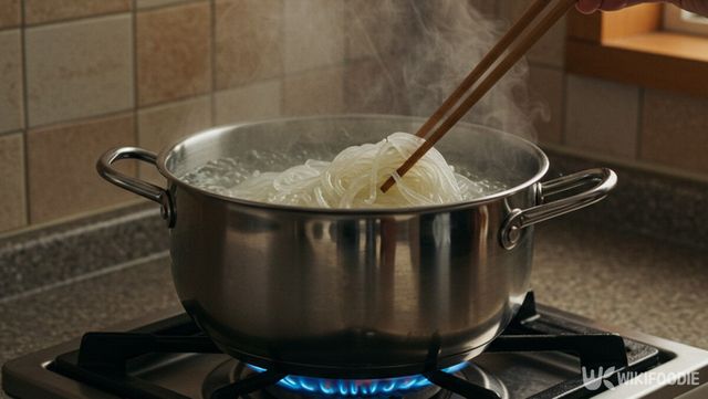 당면을 물에 삶는 자료사진. / 위키푸디