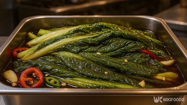 상추 장아찌 이해를 돕기 위해 AI로 생성된 이미지입니다. / 위키푸디