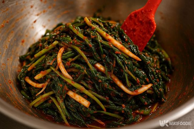 열무김치 이해를 돕기 위해 AI로 제작된 이미지 입니다. / 위키푸디