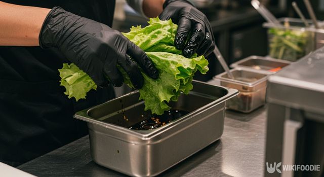 상추 장아찌 이해를 돕기 위해 AI로 생성된 이미지입니다. / 위키푸디