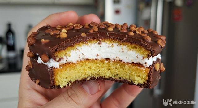 완성된 초코파이 단면. / 위키푸디