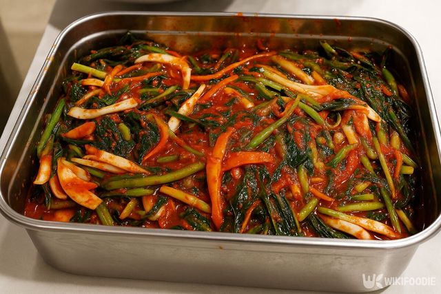 열무김치 이해를 돕기 위해 AI로 제작된 이미지 입니다. / 위키푸디